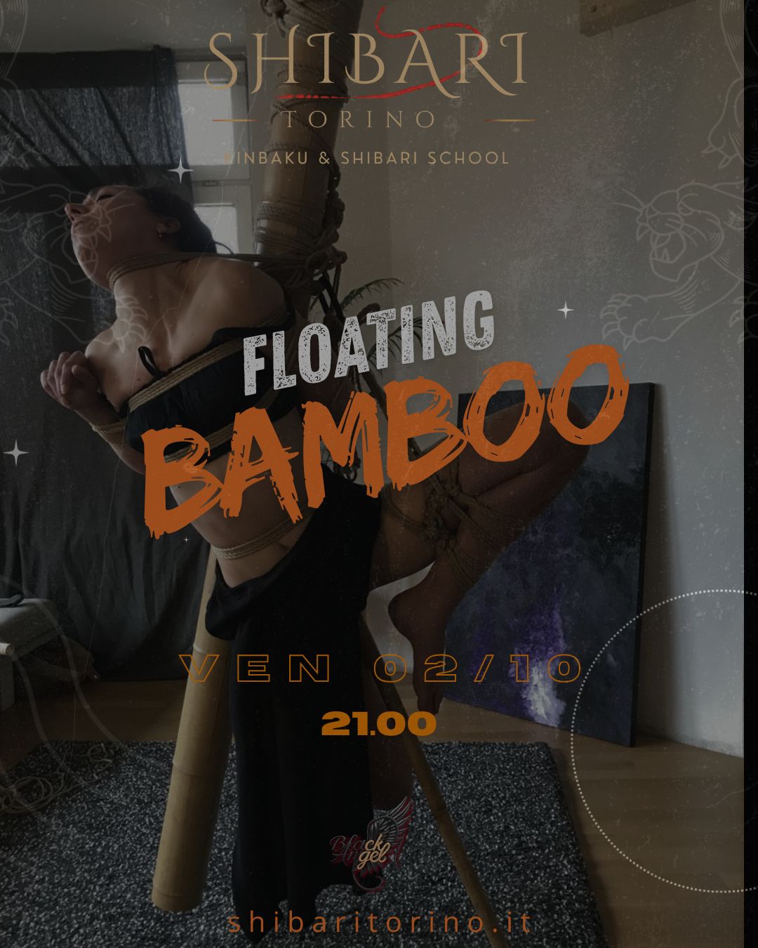 floating bamboo shibari